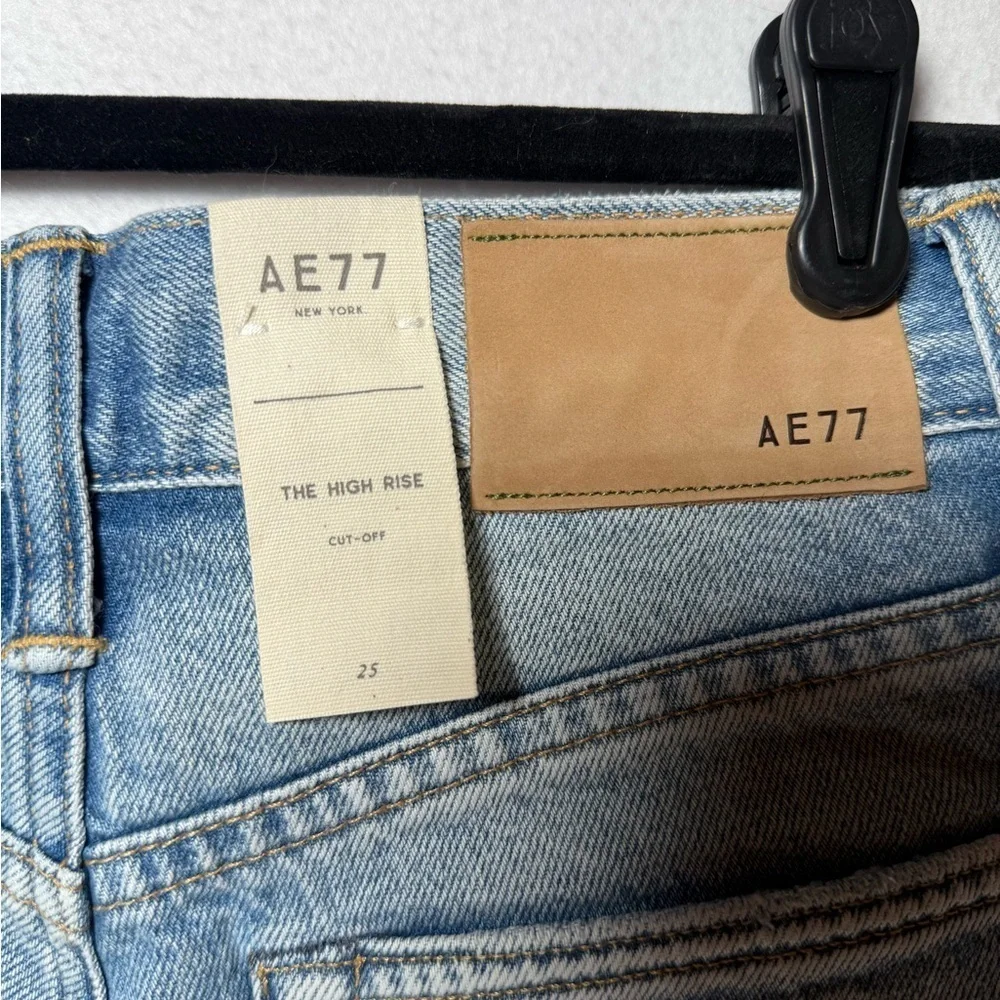 High Ride Cut Off Denim Shorts